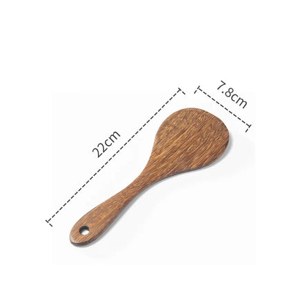 Wooden Kitchen Utensils | Eco Friendly Cooking Tool Sets With Wooden Handle Spatula - ZOOMNSTORE
