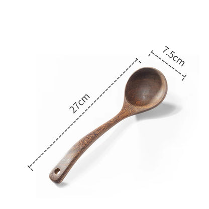 Wooden Kitchen Utensils | Eco Friendly Cooking Tool Sets With Wooden Handle Spatula - ZOOMNSTORE