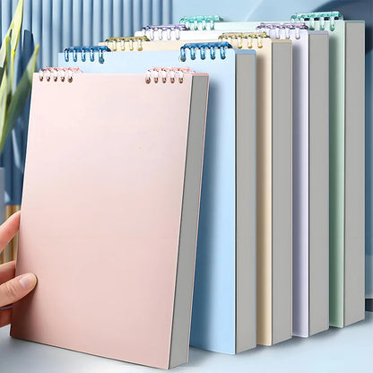 Wooden Loose-Leaf Notebook – 360 Degree Flipping, Double Sided, No Ink Leakage - ZOOMNSTORE