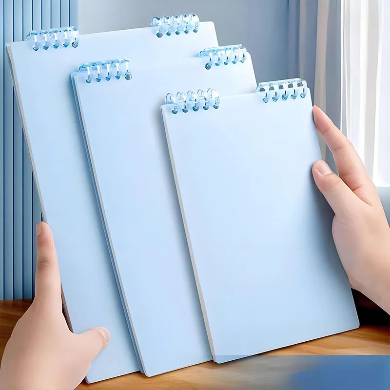 Wooden Loose-Leaf Notebook – 360 Degree Flipping, Double Sided, No Ink Leakage - ZOOMNSTORE