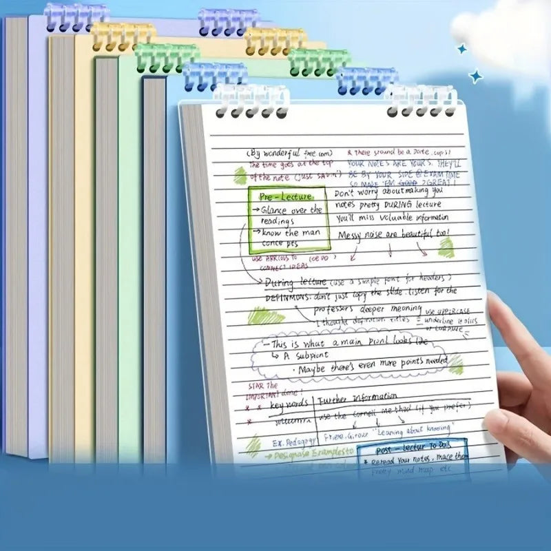 Wooden Loose-Leaf Notebook – 360 Degree Flipping, Double Sided, No Ink Leakage - ZOOMNSTORE