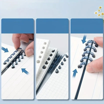 Wooden Loose-Leaf Notebook – 360 Degree Flipping, Double Sided, No Ink Leakage - ZOOMNSTORE