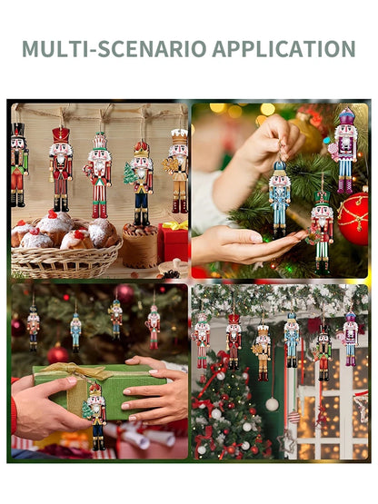 Wooden Nutcracker Set – Durable Christmas Decorations | Festive Holiday Party Decor - ZOOMNSTORE