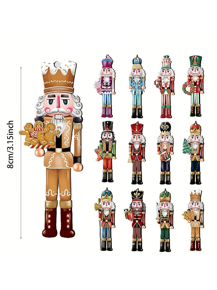 Wooden Nutcracker Set – Durable Christmas Decorations | Festive Holiday Party Decor - ZOOMNSTORE
