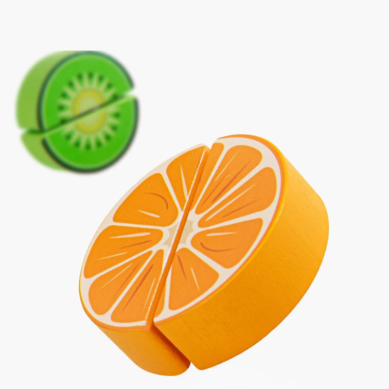 Wooden Pretend Play Simulation Food Fruits Vegetables Toys For Children Kids - ZOOMNSTORE