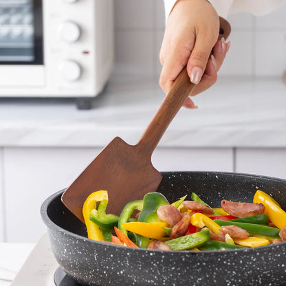 Wooden Spatula - Non-Stick Cooking Utensil Anti-Scalding Kitchen Tool - ZOOMNSTORE