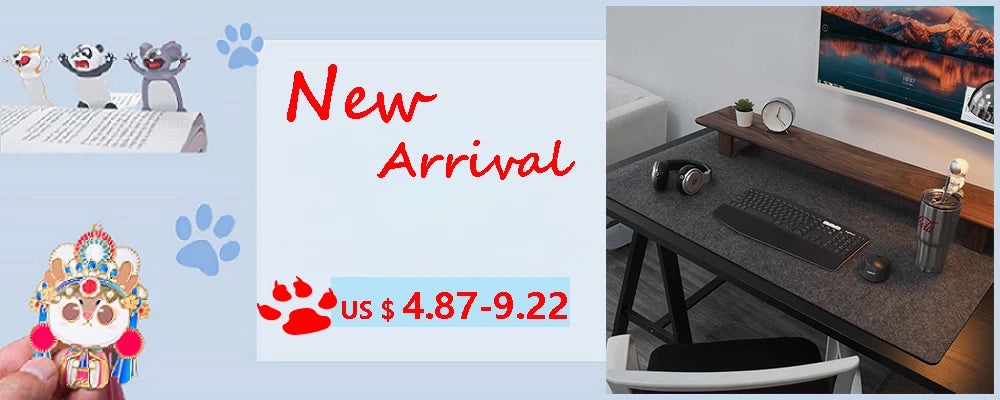 Large Wool Felt Mouse Pad - Non-Slip Gaming and Writing Mat for Home Office - ZOOMNSTORE