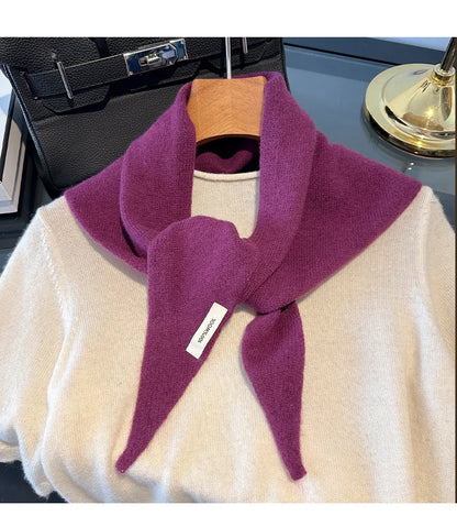 Wool Winter Scarf - Long Warm Cashmere Shawl For Women | Cozy Knit Pashmina Wrap - ZOOMNSTORE
