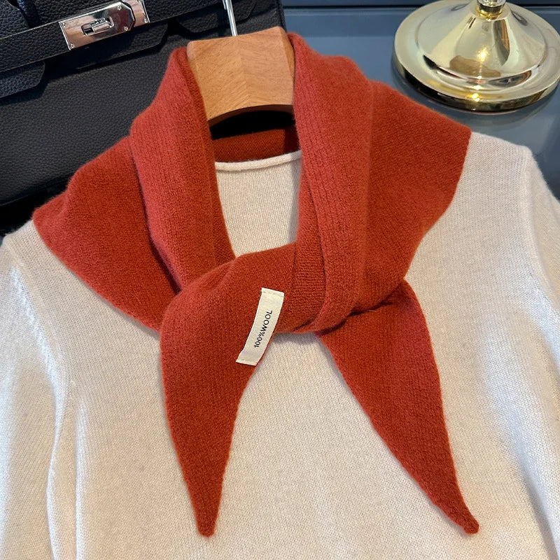 Wool Winter Scarf - Long Warm Cashmere Shawl For Women | Cozy Knit Pashmina Wrap - ZOOMNSTORE