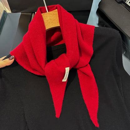 Wool Winter Scarf - Long Warm Cashmere Shawl For Women | Cozy Knit Pashmina Wrap - ZOOMNSTORE