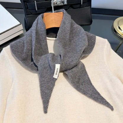 Wool Winter Scarf - Long Warm Cashmere Shawl For Women | Cozy Knit Pashmina Wrap - ZOOMNSTORE