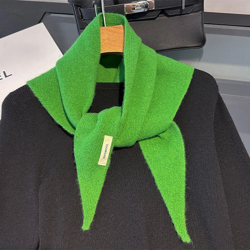 Wool Winter Scarf - Long Warm Cashmere Shawl For Women | Cozy Knit Pashmina Wrap - ZOOMNSTORE