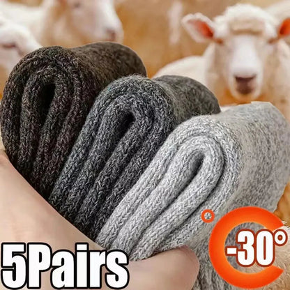 Wool Cashmere Socks - Warm Soft Winter Socks for Men and Women - ZOOMNSTORE