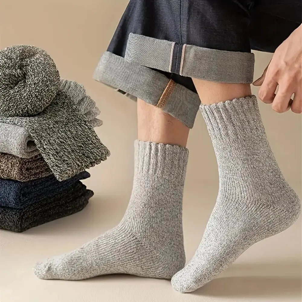 Wool Cashmere Socks - Warm Soft Winter Socks for Men and Women - ZOOMNSTORE