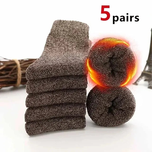 Wool Cashmere Socks - Warm Soft Winter Socks for Men and Women - ZOOMNSTORE