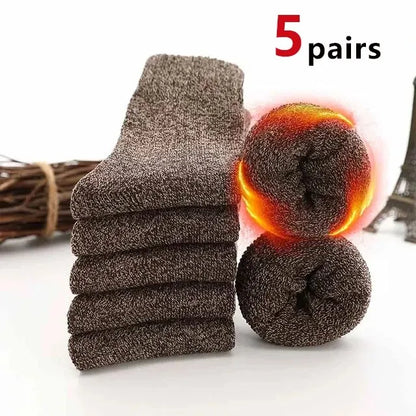 Wool Cashmere Socks - Warm Soft Winter Socks for Men and Women - ZOOMNSTORE