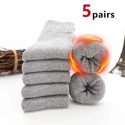 Wool Cashmere Socks - Warm Soft Winter Socks for Men and Women - ZOOMNSTORE