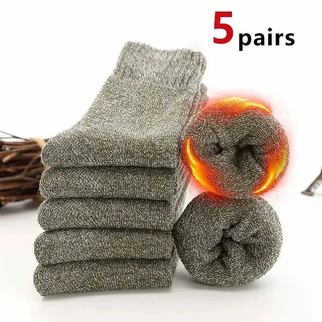 Wool Cashmere Socks - Warm Soft Winter Socks for Men and Women - ZOOMNSTORE