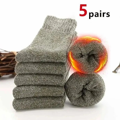 Wool Cashmere Socks - Warm Soft Winter Socks for Men and Women - ZOOMNSTORE