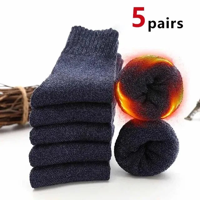 Wool Cashmere Socks - Warm Soft Winter Socks for Men and Women - ZOOMNSTORE