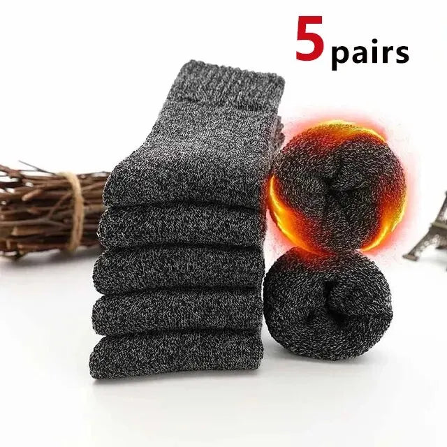 Wool Cashmere Socks - Warm Soft Winter Socks for Men and Women - ZOOMNSTORE