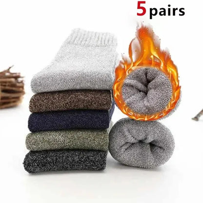 Wool Cashmere Socks - Warm Soft Winter Socks for Men and Women - ZOOMNSTORE