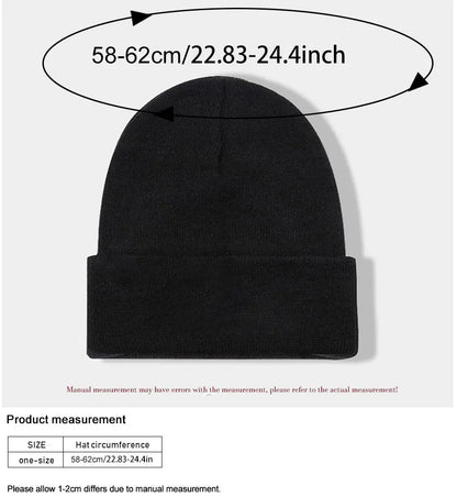 Woolen Winter Hat – Unisex Knitted Beanie With Warm Ear Protection, Versatile Style - ZOOMNSTORE