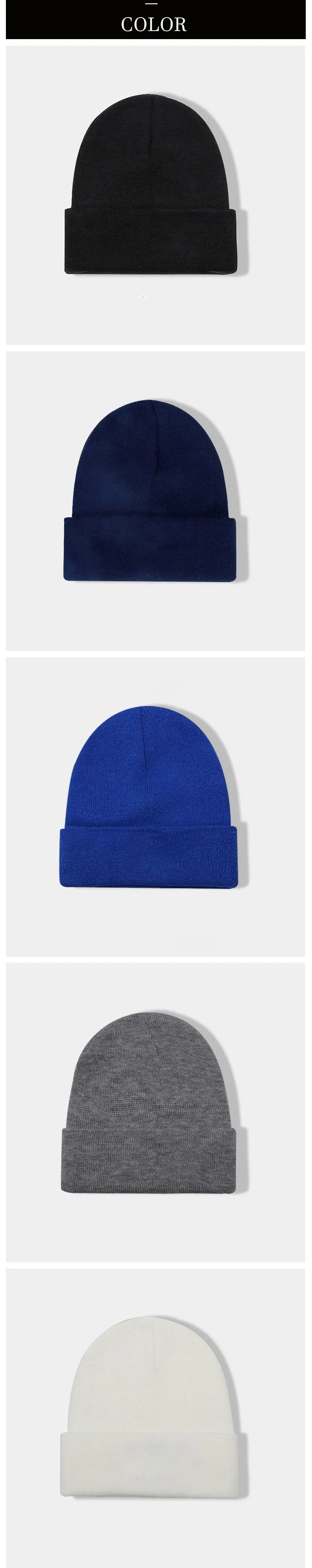 Woolen Winter Hat – Unisex Knitted Beanie With Warm Ear Protection, Versatile Style - ZOOMNSTORE