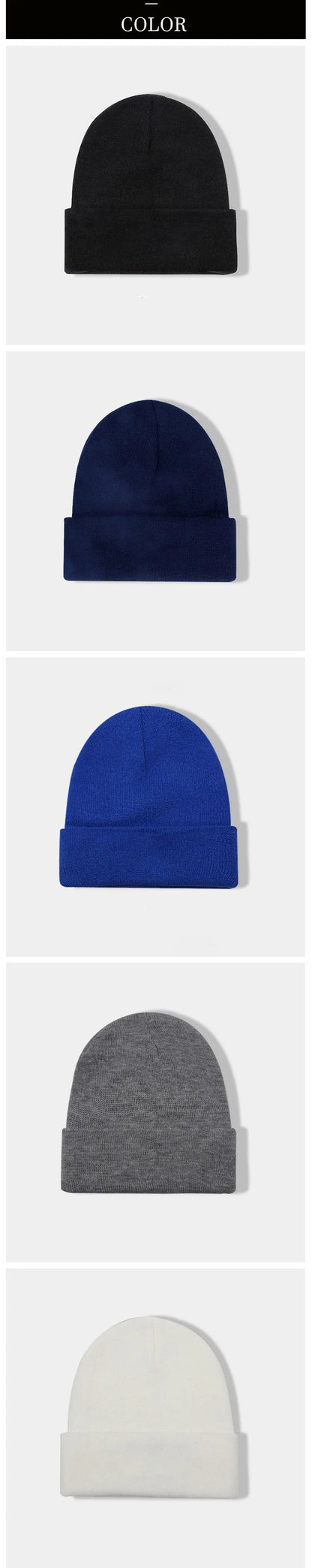 Woolen Winter Hat – Unisex Knitted Beanie With Warm Ear Protection, Versatile Style - ZOOMNSTORE