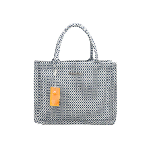 Woven Plaid Handbag - Eco-Friendly Womens Shoulder Satchel Classic Large Capacity - ZOOMNSTORE