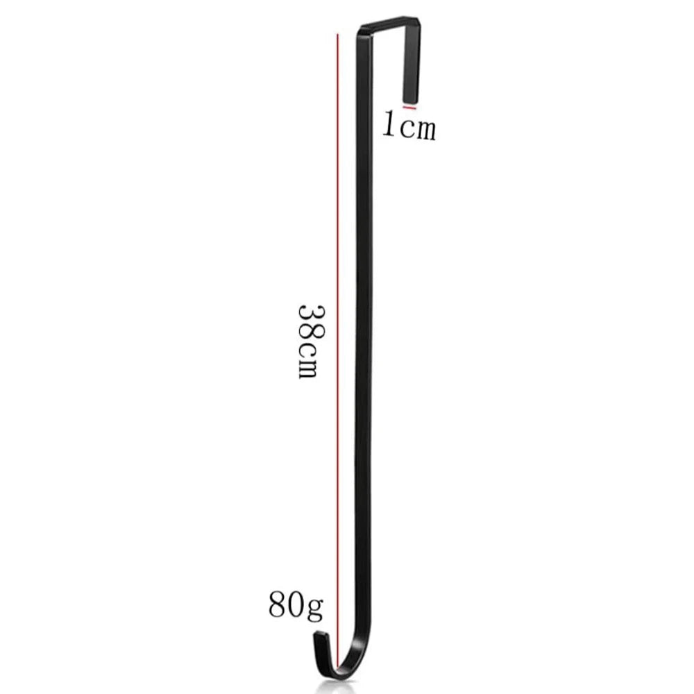 Wreath Hanger - Metal Over Door Hook for Front Door Holiday Decoration - ZOOMNSTORE