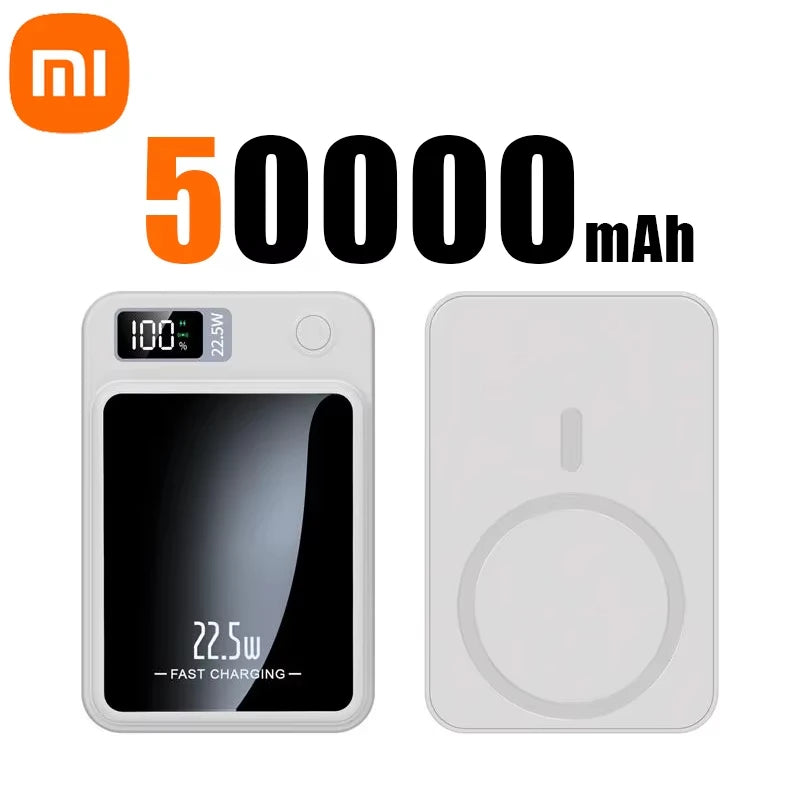 Xiaomi 100000mAh Magnetic Power Bank Wireless Fast Charger For Magsafe Portable Auxiliary Battery Pack For iphone Huawei Samsung - ZOOMNSTORE