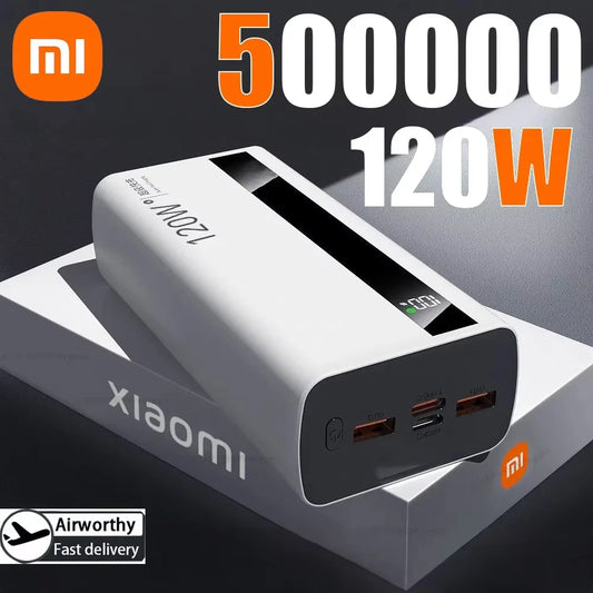 Xiaomi 120W 200000mAh High Capacity Power Bank Super Fast Charging Power Bank Portable Battery Charger For iPhone Samsung Huawei - ZOOMNSTORE