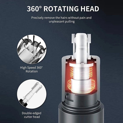 Xiaomi Mijia 3-in-1 Electric Nose Ear Hair Trimmer - Rechargeable Painless Clipper for Men - ZOOMNSTORE