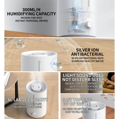 Xiaomi Mijia Humidifier 2 - 4L Large Capacity Low Noise Humidity Control - ZOOMNSTORE