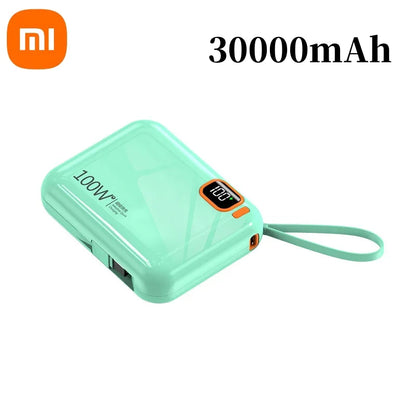Xiaomi 50000mAh Power Bank 120w Detachable Usb To Type C Cable Two-way Fast Charger Mini Powerbank For Iphone Xiaomi Samsung - ZOOMNSTORE