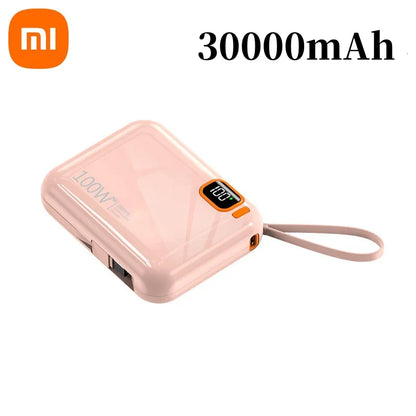 Xiaomi 50000mAh Power Bank 120w Detachable Usb To Type C Cable Two-way Fast Charger Mini Powerbank For Iphone Xiaomi Samsung - ZOOMNSTORE