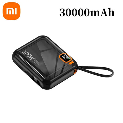 Xiaomi 50000mAh Power Bank 120w Detachable Usb To Type C Cable Two-way Fast Charger Mini Powerbank For Iphone Xiaomi Samsung - ZOOMNSTORE