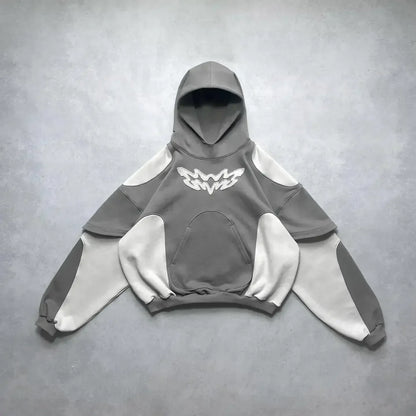 Y2K American New Trend Retro God is Good Casual Street Wear Zip-up Hoodie Men's and Women's Harajuku Hip-hop Gothic Street Wear - ZOOMNSTORE