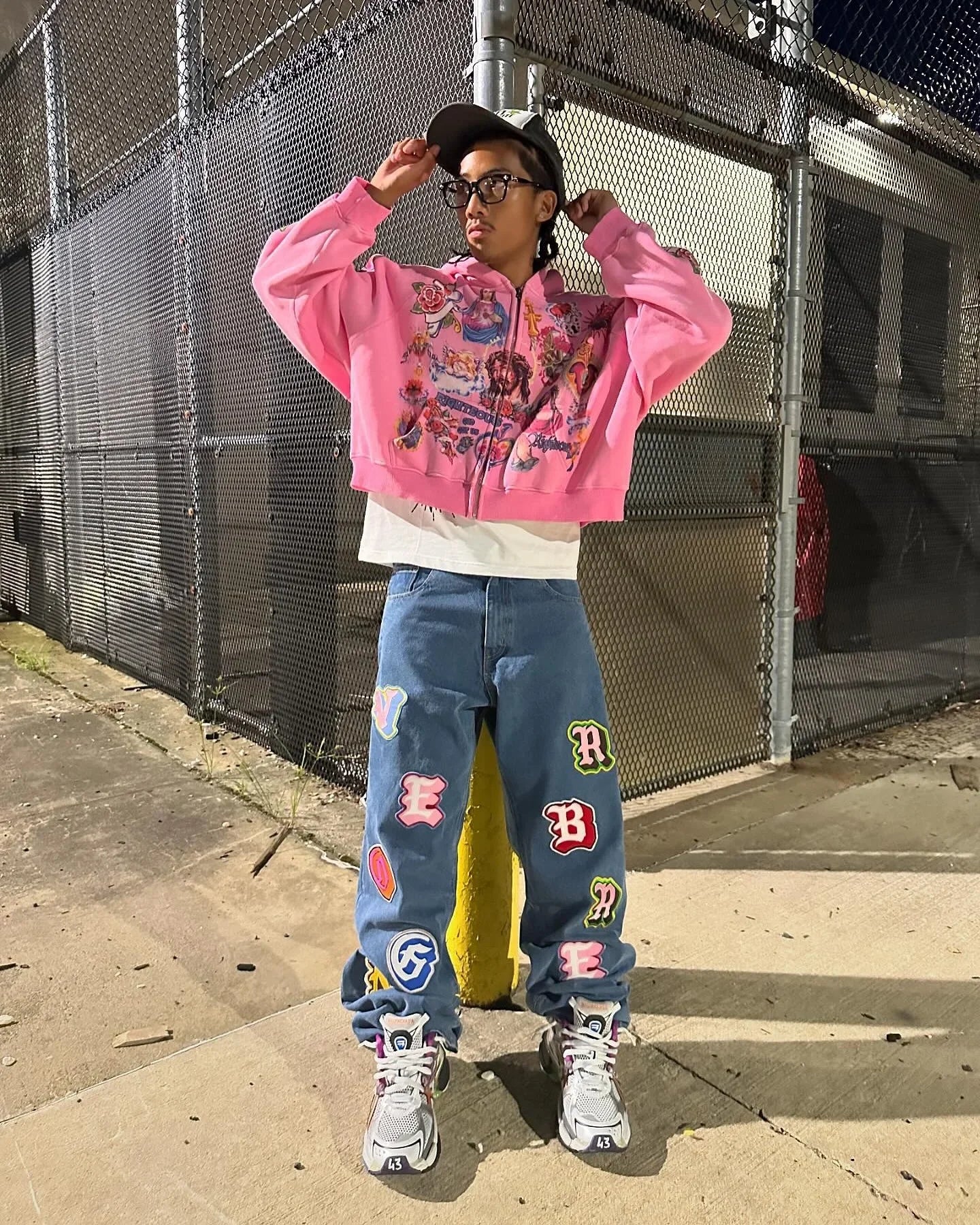 Y2K Casual Hoodie - Womens Zipper Cardigan with Geometric Print - ZOOMNSTORE