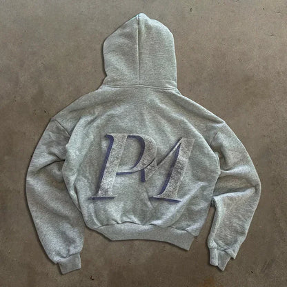 Y2K Retro Hoodie - Personalized Autumn Street Style Cardigan for Men and Women - ZOOMNSTORE