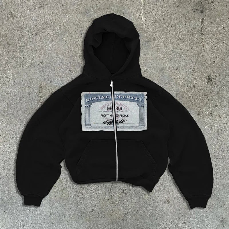 Y2K Retro Hoodie - Personalized Autumn Street Style Cardigan for Men and Women - ZOOMNSTORE
