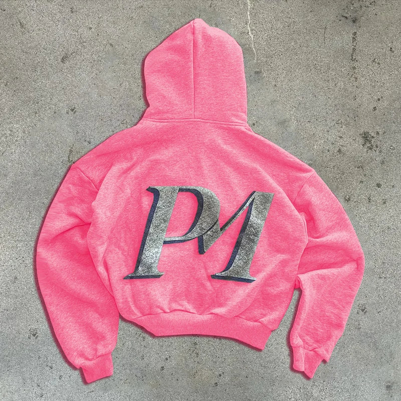 Y2K Retro Hoodie - Personalized Autumn Street Style Cardigan for Men and Women - ZOOMNSTORE