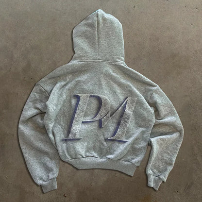 Y2K Retro Hoodie - Personalized Autumn Street Style Cardigan for Men and Women - ZOOMNSTORE