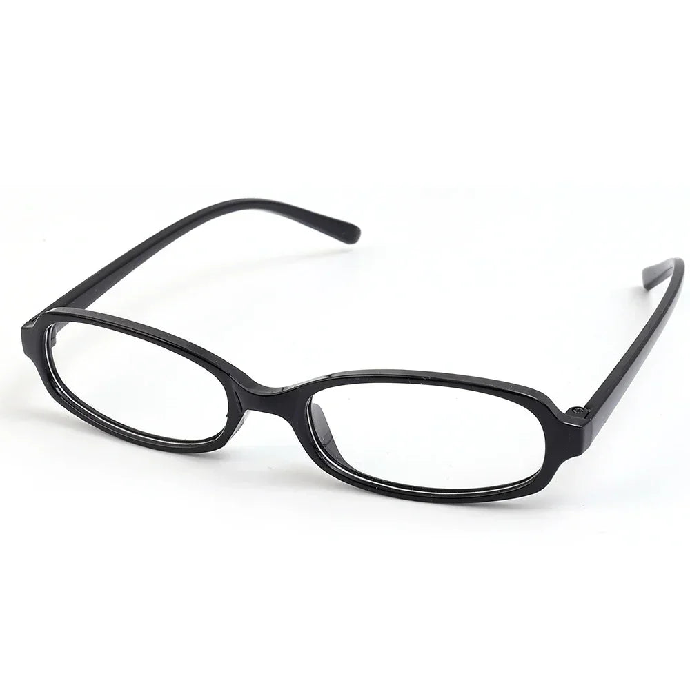 Y2K Retro Oval Square Glasses - Red Green Frame Anti-Blue Light Eyewear - ZOOMNSTORE