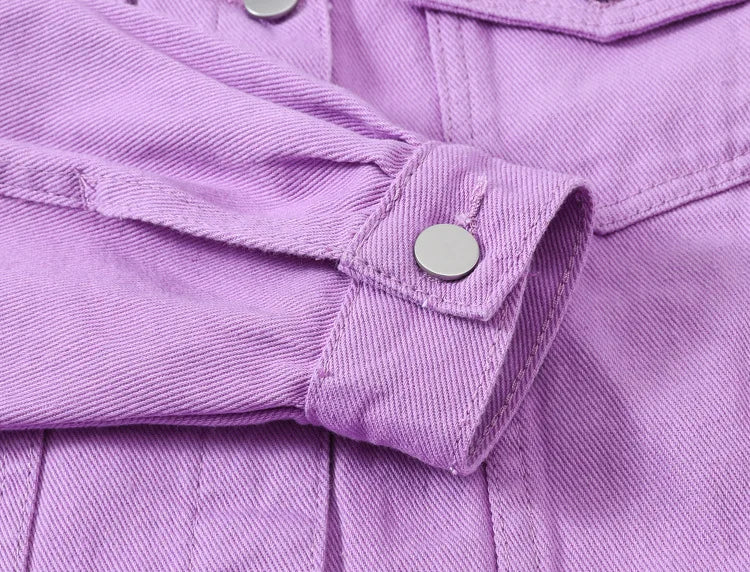 Y2k Denim Jeans Coat Cotton Women Button Spring Autumn Ropa Cardigan Punk Gothic Bomber Jacket Windbreaker Elegant Jackets - ZOOMNSTORE