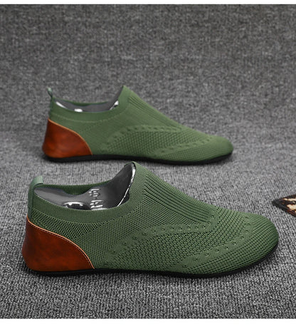 YRZL Loafers Men Soft Driving Moccasins High Quality Flats Male Walking Shoes Breathable Mesh Casual Loafers Slip on Mens Shoes - ZOOMNSTORE