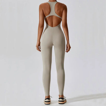 Yoga Jumpsuit Set - Womens Fitness Activewear for Pilates and Gym - ZOOMNSTORE