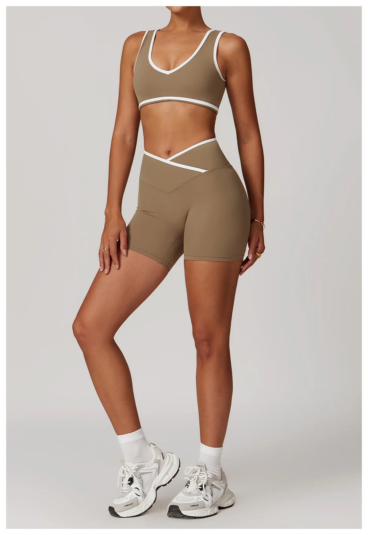 Yoga Workout Set – High Waist Leggings & Sports Bra Outfit | Breathable Fitness Sportswear - ZOOMNSTORE