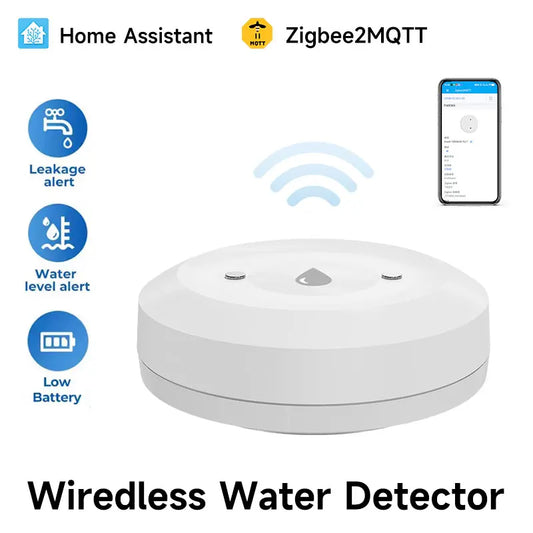 ZigBee Water Flood Sensor - Smart Alarm with Remote Monitoring - ZOOMNSTORE